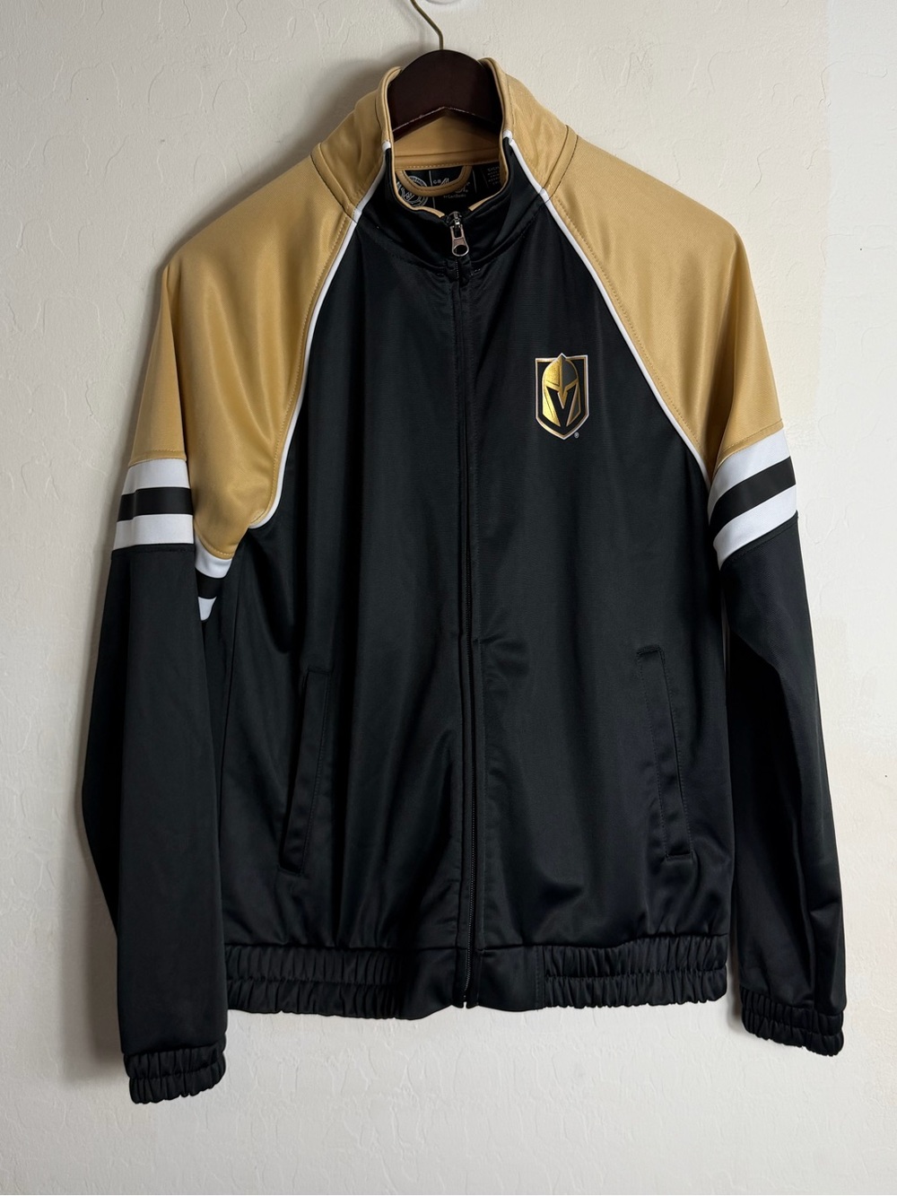 NHL Vegas Golden Knights Black and Gold Bomber Jacket